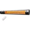 VASNER SlimLine X20 Infrarot-Heizstrahler 2000 Watt Mit Fernbedienung Schwarz -Heizgeräte 752916 4832 ECMVSLX20B 1