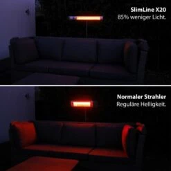 VASNER SlimLine X20 Infrarot-Heizstrahler 2000 Watt Mit Fernbedienung Silber -Heizgeräte 752917 4832 ECMVSLX20S 10