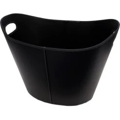 Firefix Kaminkorb Leder Mit Zwei Griffmulden 31 Cm X 39 Cm X 39 Cm