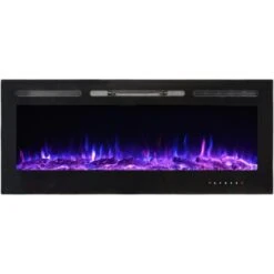 El Fuego LED-Elektrokamin Luzern Mit Heizung Dimmbar 1,8 KW -Heizgeräte 779070 2240 LUZERN 6