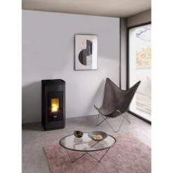 FreePoint Pelletofen Life 9 Stahl Schwarz 2,5 KW - 8,5 KW EEK: A+ -Heizgeräte 8053859014898 1009 AB 01