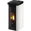 FreePoint Pelletofen Steel 9 Stahl Weiß 2,5 KW - 8,5 KW EEK: A+ -Heizgeräte 8053859014980 1009 S 01