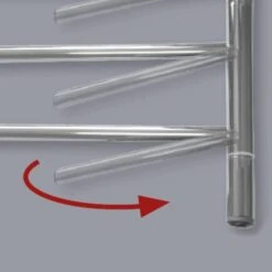 Nordholm Designheizkörper Shift 45 W Edelstahl Hochglanz -Heizgeräte 849834 2656 SH30E 3
