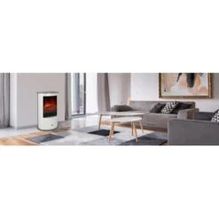 EL Fuego Elektrokamin Wien II Weiß -Heizgeräte 888187 2240 16