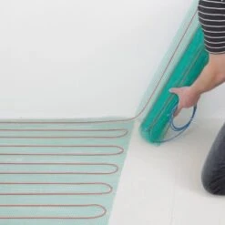 Perobe Elektrische Fußbodentemperierung 230 Volt Heizmatte 7,5 M² -Heizgeräte 889933 3434 03