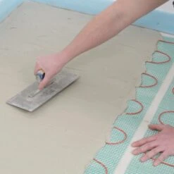 Perobe Elektrische Fußbodentemperierung 230 Volt Heizmatte 7,5 M² -Heizgeräte 889933 3434 04