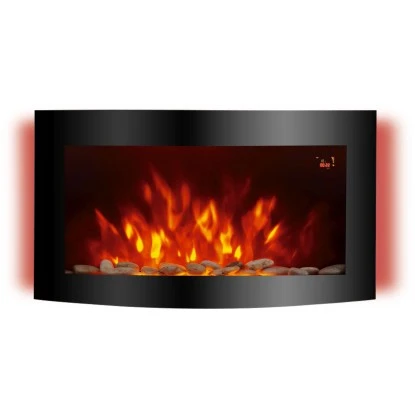 El Fuego Elektrokamin Davos (Zürich 2.0) Schwarz LED-Beleuchtung Dimmbar 2 KW 4 El Fuego Elektrokamin Davos (Zürich 2.0) Schwarz LED-Beleuchtung Dimmbar 2 KW – Bild 2