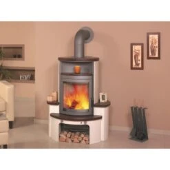 Hark Dauebrand Kaminofen Avenso Jolabraun-Stone 7 KW Mit Automatik EEK: A+ -Heizgeräte 9185448 1921 2