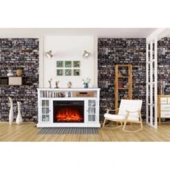 El Fuego Elektrokamin Umea 900/1000 W Regelbar Mit Fernbedienung -Heizgeräte 927216 2240 633 08