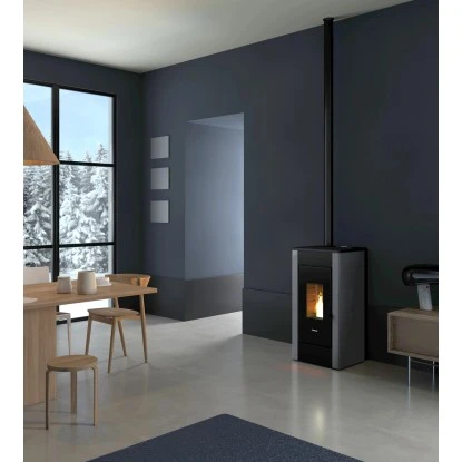 Freepoint Pelletofen Sharp Airtight Stahl Titanium 2,5-7,7 KW EEK: A+ 5 Freepoint Pelletofen Sharp Airtight Stahl Titanium 2,5-7,7 KW EEK: A+ – Bild 3