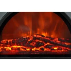 El Fuego Elektrokamin Frankfurt Silber 750/1500 W Regelbar -Heizgeräte 931897 2240 5