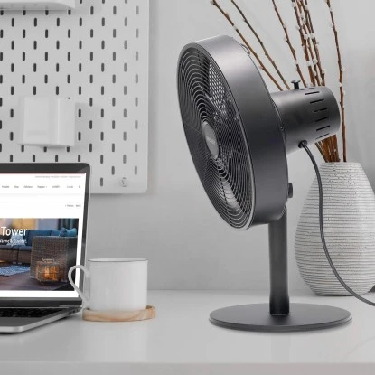 Vasner Tischventilator Ventury T Metall Mit 3 Windstufen Schwarz 4 Vasner Tischventilator Ventury T Metall Mit 3 Windstufen Schwarz – Bild 2