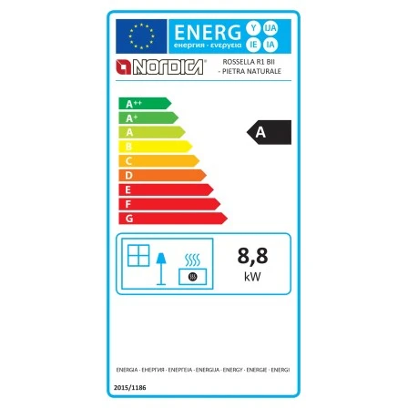 La Nordica Kaminofen Rosella R1 Panna 8,8 KW EEK: A 4 La Nordica Kaminofen Rosella R1 Panna 8,8 KW EEK: A – Bild 2