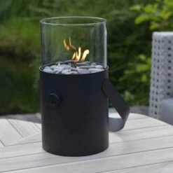 Cosi Gaslaterne Cosiscoop Ø16 Cm X 30 Cm Schwarz -Heizgeräte osiscoop schwarz 16x30cm 4